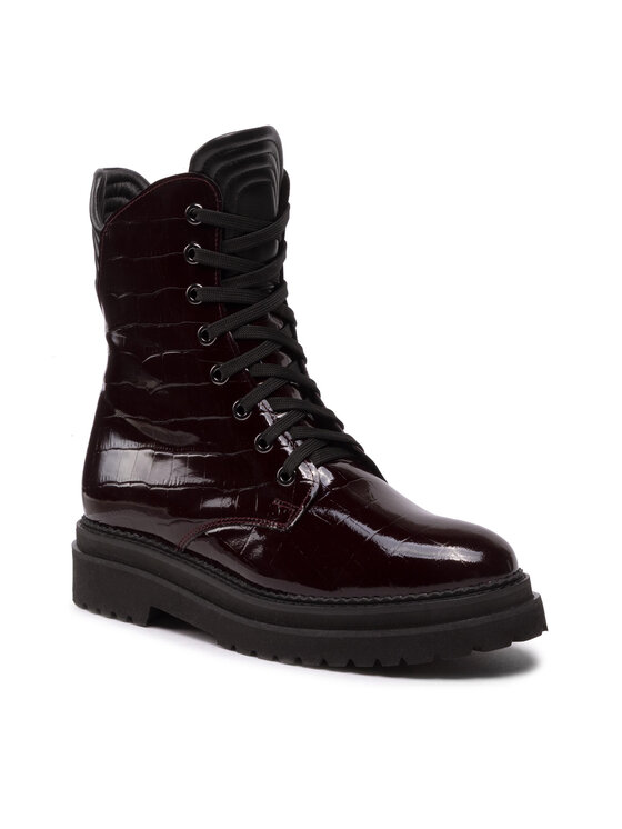 Rage Age Rage Age Schnürstiefeletten RA-16-06-000414 Dunkelrot