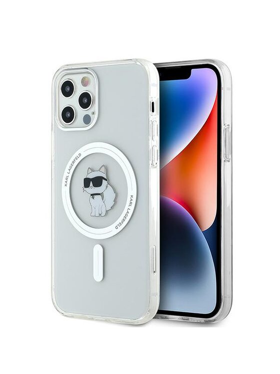 Etui na telefon KARL LAGERFELD, Przezroczysty, Apple iPhone 12/12 Pro