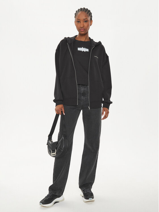 Calvin Klein Jeans Calvin Klein Jeans Світшот Diffused J20J223533 Чорний Regular Fit