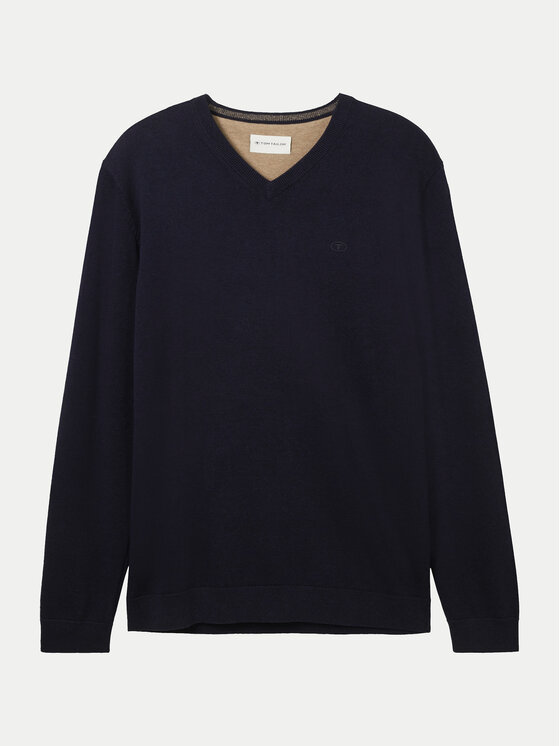 Tom Tailor Tom Tailor Sweter 1038427 Granatowy Regular Fit