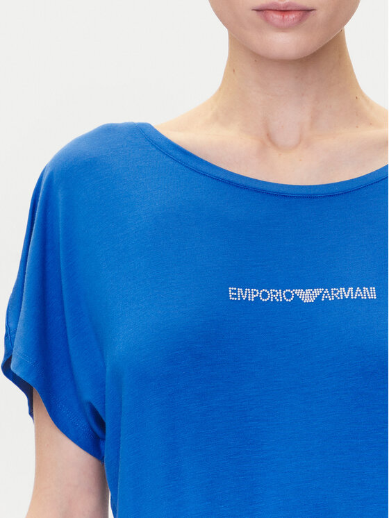 Emporio Armani Emporio Armani Sukienka codzienna EW000783 AF12192 UA012 Niebieski Regular Fit