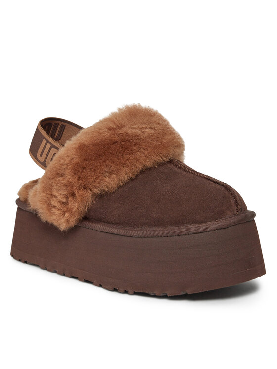 Ugg Ugg Пантофи W Funkette 1113474 Кафяв