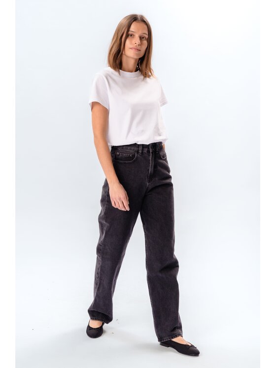 TeeShoppen TeeShoppen Jeansy Oryginalne dżinsy luźne Czarny Loose Fit