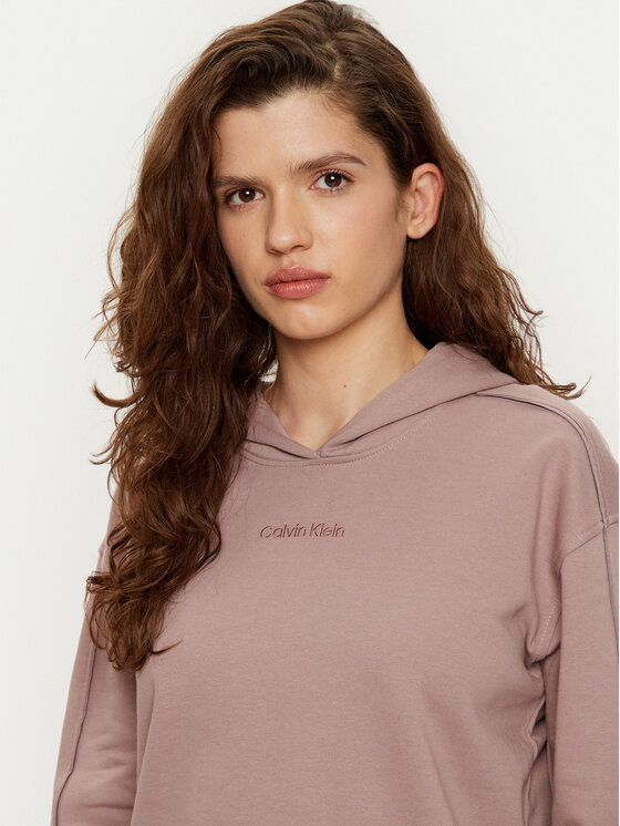Calvin Klein Calvin Klein Bluza Hoodie 000QS7261E Beżowy Regular Fit