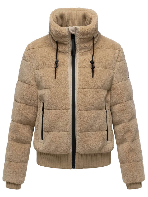 Navahoo Navahoo Kurtka zimowa Schneepuder Beżowy Regular Fit