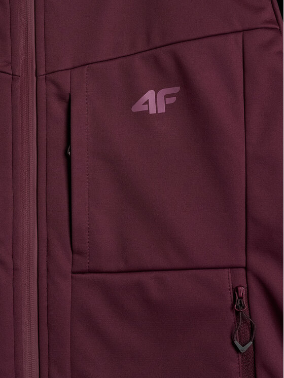 4F 4F Kurtka outdoor TACTICAL LINE Bordowy Regular Fit