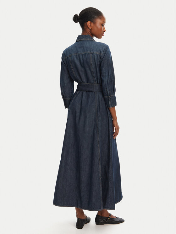 Marella Marella Vestito di jeans Tartufo 2513221034 Blu scuro Regular Fit