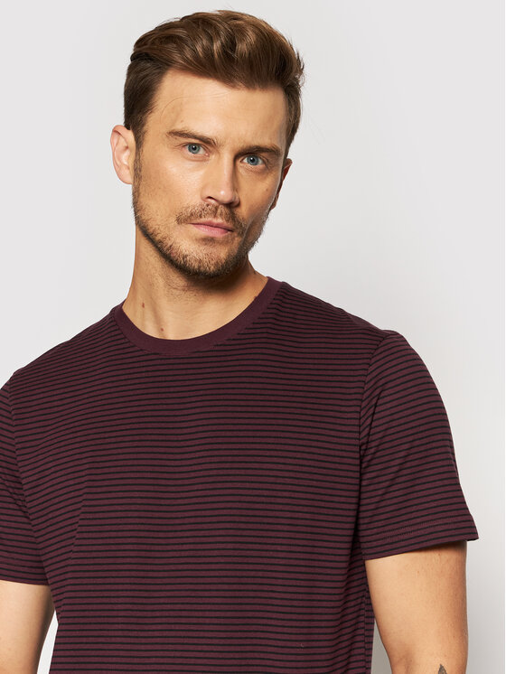 Selected Homme Selected Homme T-Shirt Norman 16080129 Bordó Regular Fit