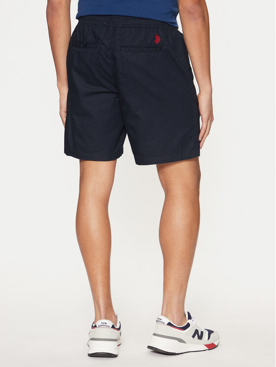 U.S. Polo Assn. U.S. Polo Assn. Pantalon scurți din material MUP3552 Bleumarin Regular Fit