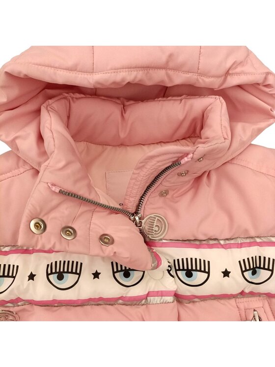 Chiara Ferragni Chiara Ferragni Giubbotto piumino q-bab-66004 Rosa Regular Fit