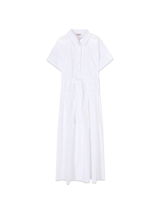 Oltre Oltre Abito da sera 7014J000878N011 Bianco A-Line Fit