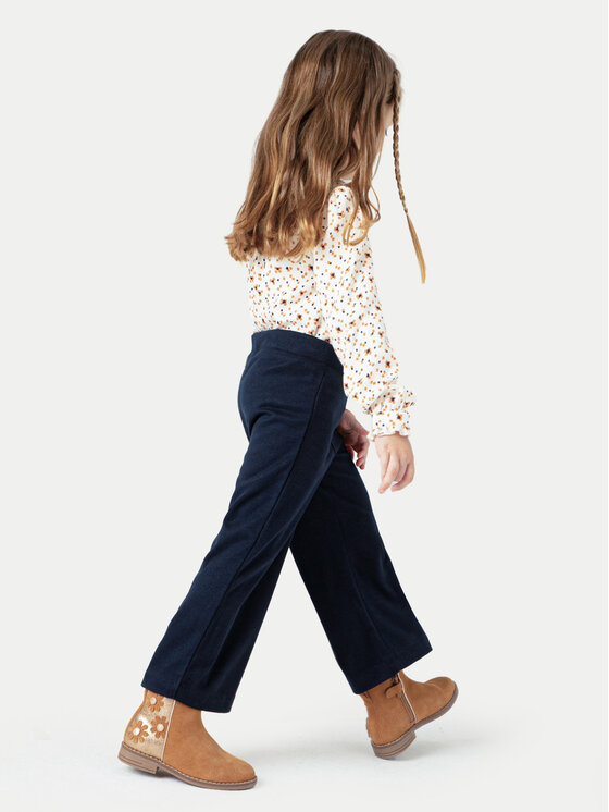 Mayoral Mayoral Pantaloni di tessuto 4549 Blu scuro Relaxed Fit