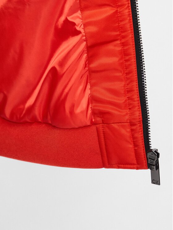 Calvin Klein Calvin Klein Kurtka bomber Hero K10K109907 Pomarańczowy Regular Fit