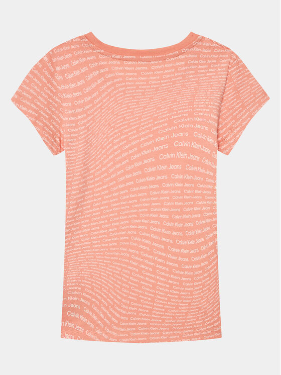 Calvin Klein Jeans Calvin Klein Jeans T-kreklu komplekts Logo Aop IG0IG02503 Rozā Slim Fit