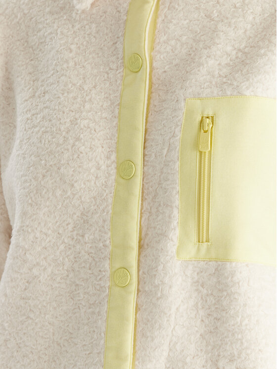 Roxy Roxy Fleece Chloe Kim Polar Shacket ERJPF03231 Εκρού Regular Fit