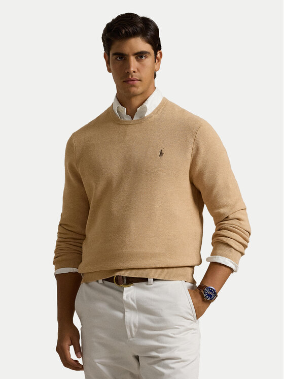 Polo Ralph Lauren Polo Ralph Lauren Pulover 710918163502 Bej Regular Fit