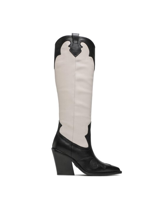 Cizme Bronx High boots 14287-AG Black/Off White 2295