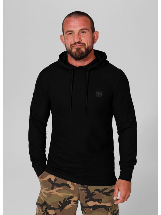PITBULL PITBULL Bluza Pique Rockey Czarny Regular Fit