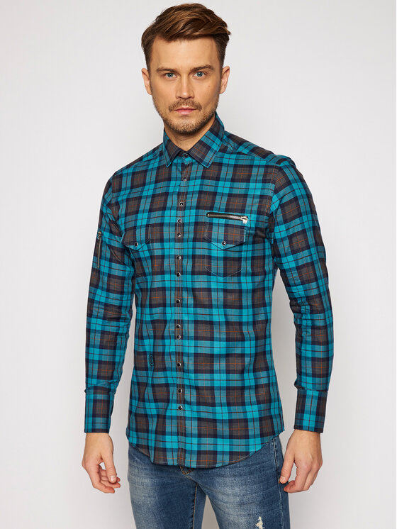 Camicia Thieve 1 Blu Regular Fit
