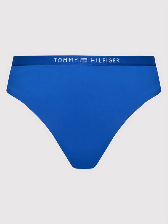 Tommy Hilfiger Curve Bikinio apačia UW0UW03398 Mėlyna