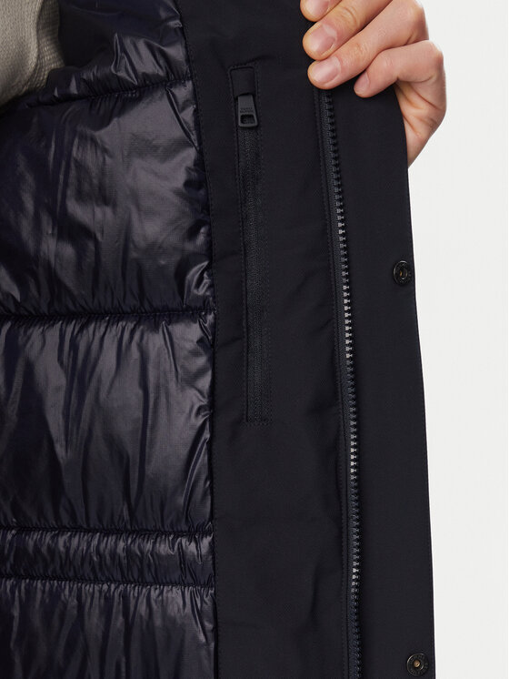 Tommy Hilfiger Tommy Hilfiger Parka MW0MW44989 Mornarsko modra Regular Fit