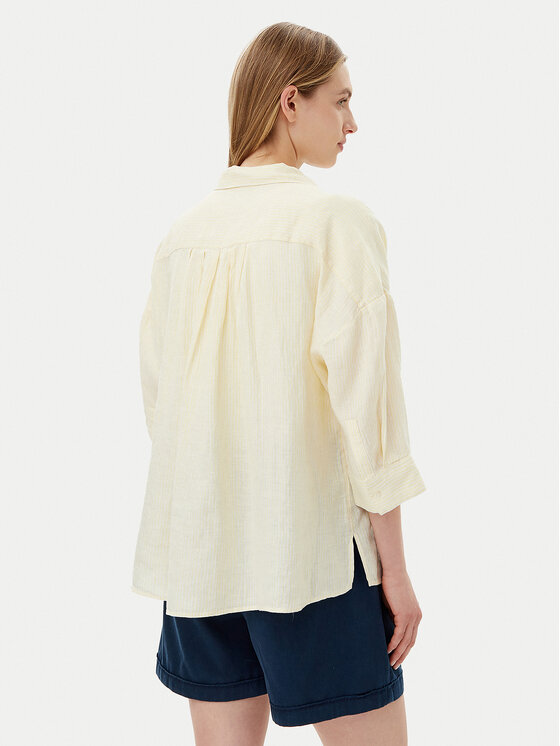 Tommy Hilfiger Tommy Hilfiger Camicia WW0WW46169 Giallo Loose Fit