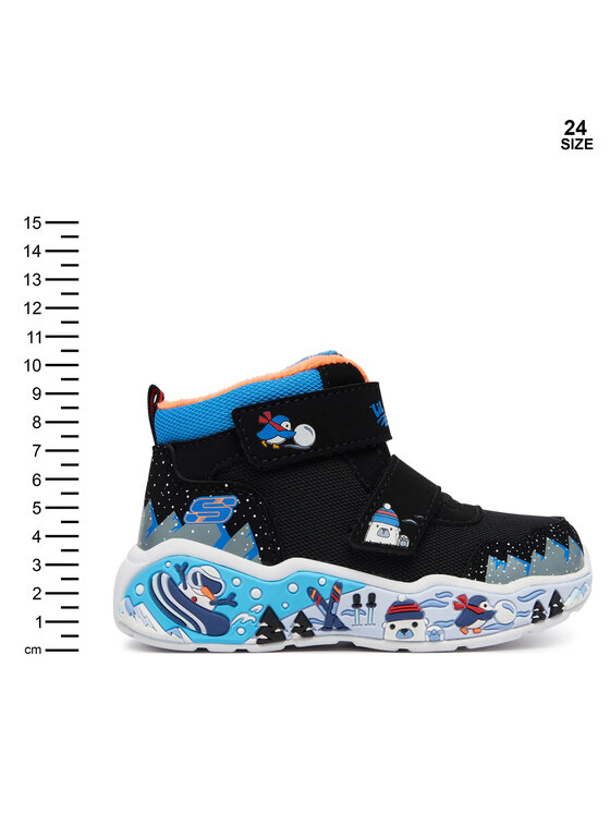 Skechers Skechers Апрески Play Scene - Frosty Pals 407319N/BKMT Черен