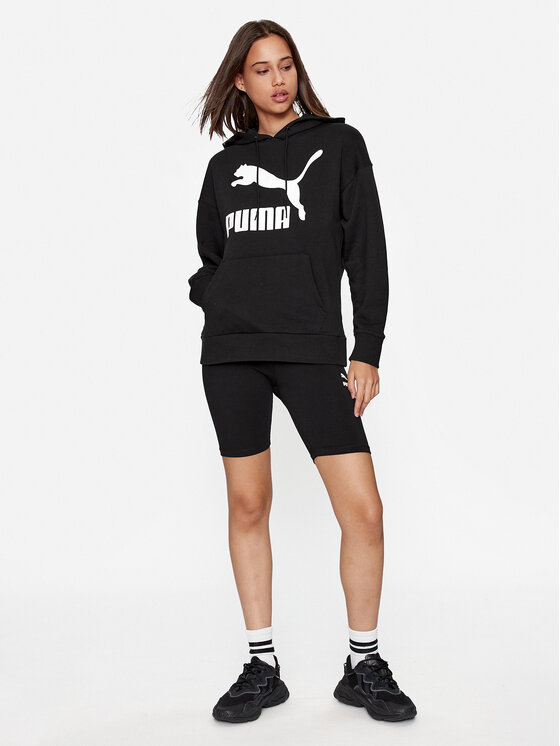 Puma Puma Μπλούζα Classics Logo 530074 Μαύρο Regular Fit