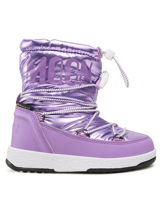 Moon Boot Bottes de Neige Violet Enfant