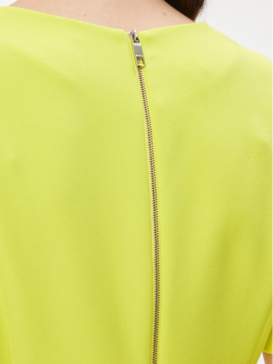BOSS Boss Sukienka codzienna Damaisa 50490044 Żółty Slim Fit
