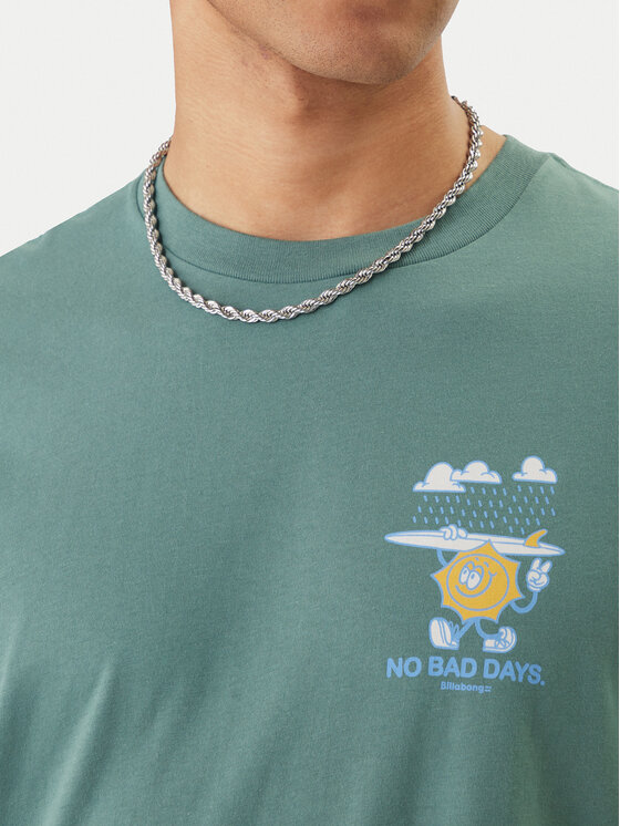 Billabong Billabong Póló Gimmicks EBYZT00363 Zöld Regular Fit
