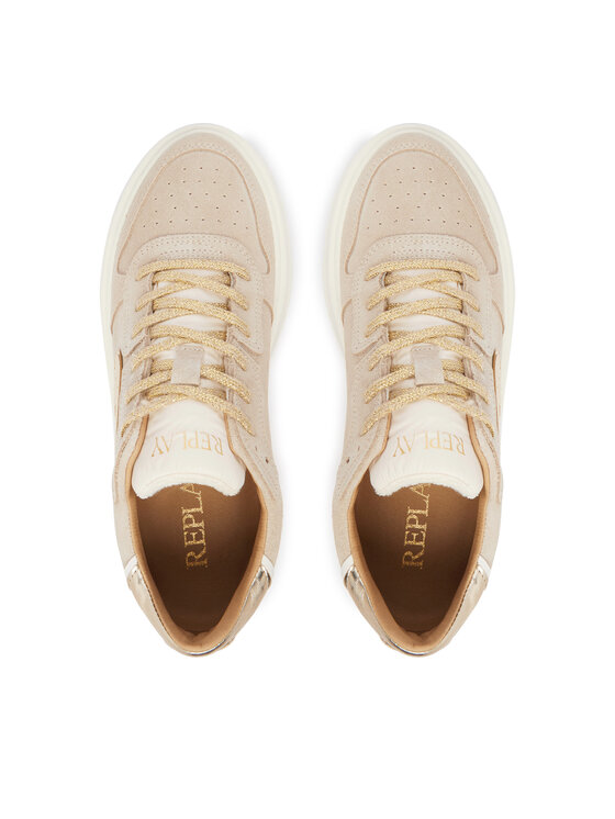 REPLAY REPLAY Sneakersy GWZ8A .000.C0004L Beżowy