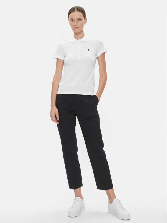 Polo Ralph Lauren Polo Ralph Lauren Поло 211870245001 Білий Slim Fit