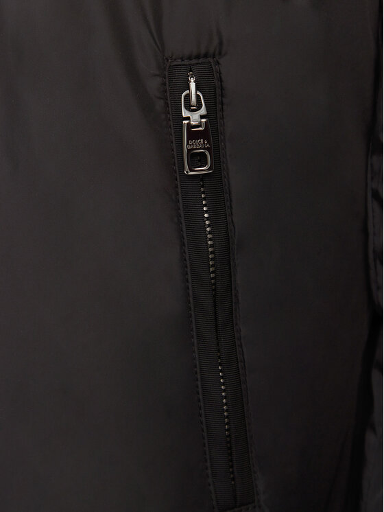 Dolce&Gabbana Dolce&Gabbana Μπόμπερ μπουφάν G9ABPT G7F2J Μαύρο Regular Fit