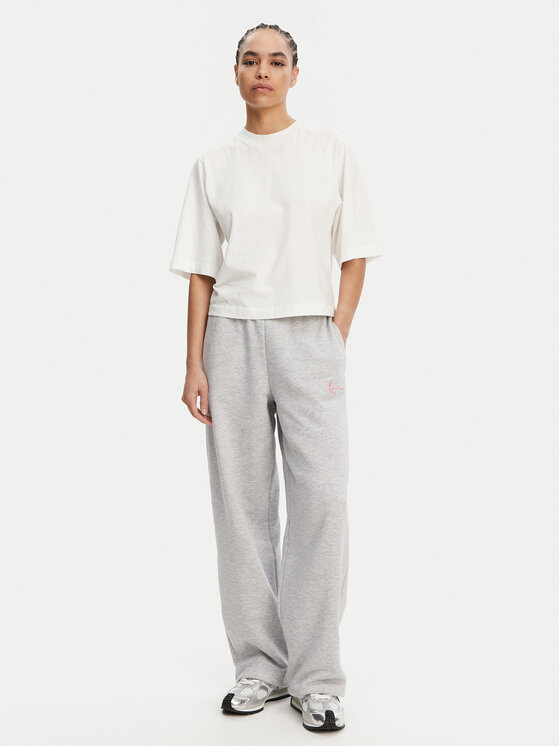 Karl Kani Karl Kani Spodnie dresowe Signature Os 61030061 Szary Relaxed Fit