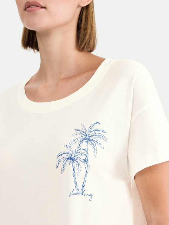 Triumph Triumph Νυχτικό 10221117 Κρεμ Relaxed Fit