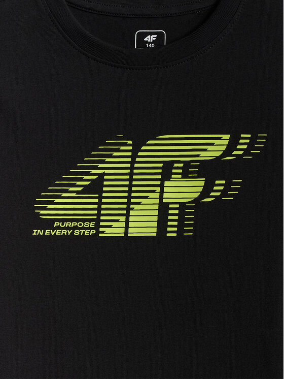 4F 4F T-Shirt PLAY SEASON Czarny Regular Fit