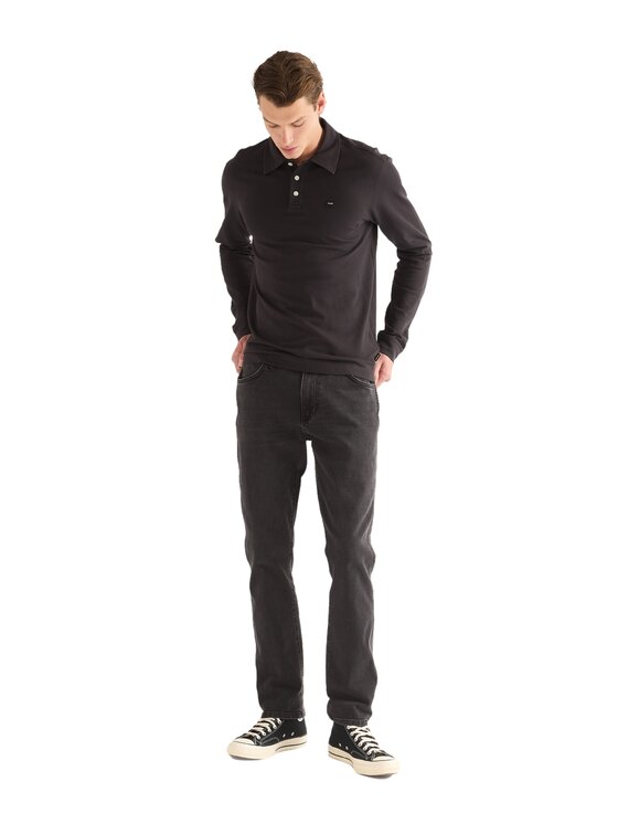Wrangler Wrangler Jeansy 112386921 Czarny Regular Fit