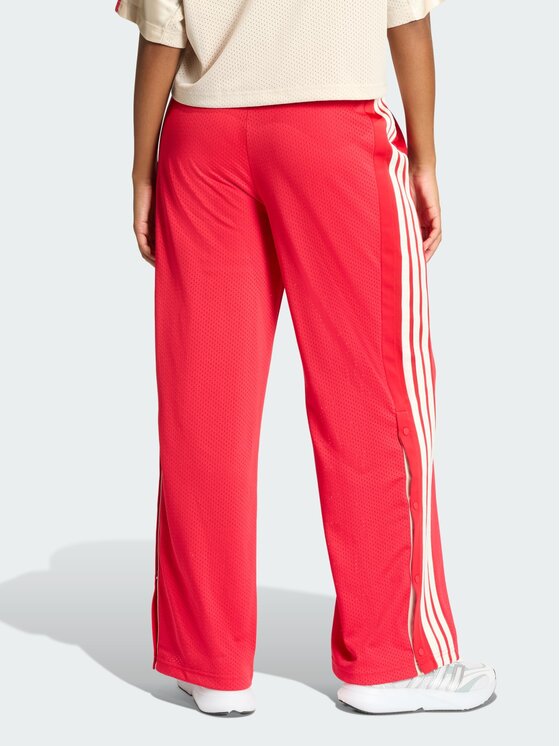adidas adidas Spodnie dresowe STADIUM MESH Czerwony Regular Fit