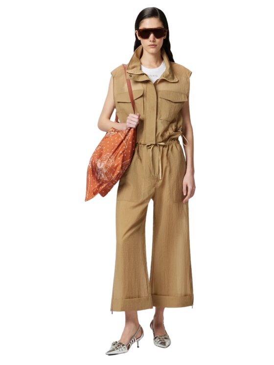 PINKO PINKO Kamizelka Gilet donna Beżowy Regular Fit