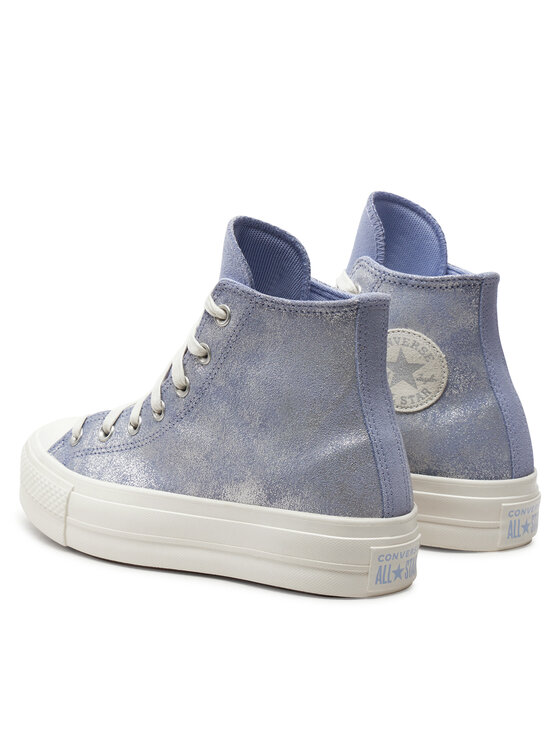 Converse Converse Scarpe da ginnastica Chuck Taylor All Star Lift Platform Suede Shimmer Hi A11549C Viola