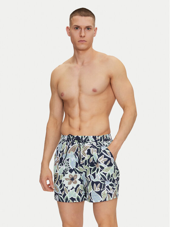 HUGO HUGO Szorty kąpielowe Calala 50510061 Granatowy Regular Fit
