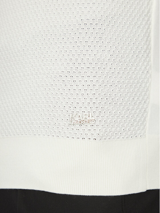 KARL LAGERFELD KARL LAGERFELD Поло 655017 552307 Білий Slim Fit