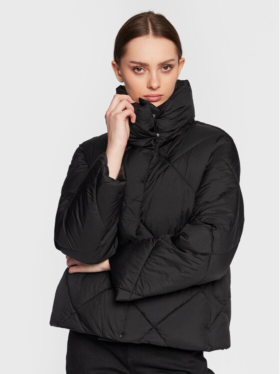 United Colors Of Benetton Geacă din puf 25WUDN016 Negru Regular Fit