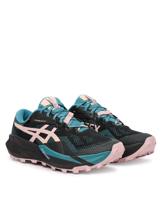Asics Asics Παπούτσια για Τρέξιμο Trabuco 14 Gtx 1012B936 Μαύρο