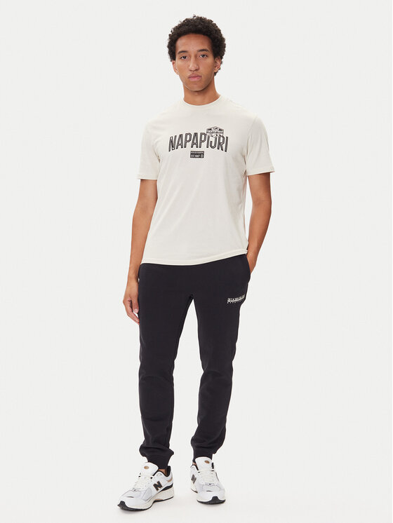 Napapijri Napapijri Tricou S-Funes Ss NP0A88UA Bej Regular Fit