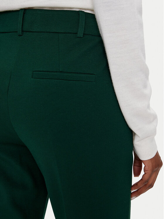 Marella Marella Spodnie materiałowe Gemma 2423786054 Zielony Slim Fit