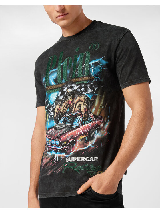 PHILIPP PLEIN PHILIPP PLEIN T-shirt 22605 Nero Regular Fit