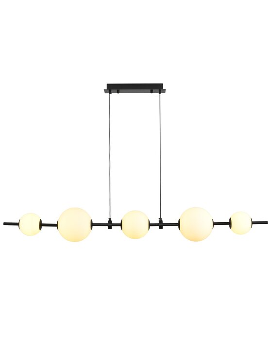 MIAhome MIAhome Lampa wisząca MILA czarna 140 cm Czarny