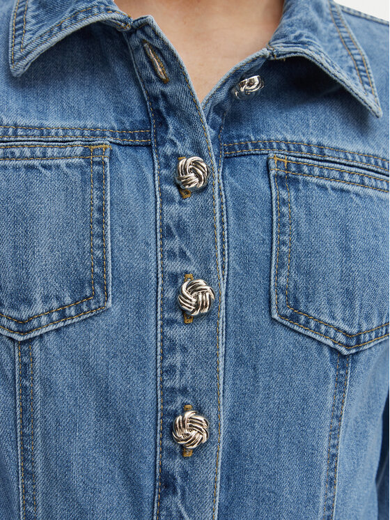 Morgan Morgan Комбінезон 261-PIMA Голубий Wide Leg